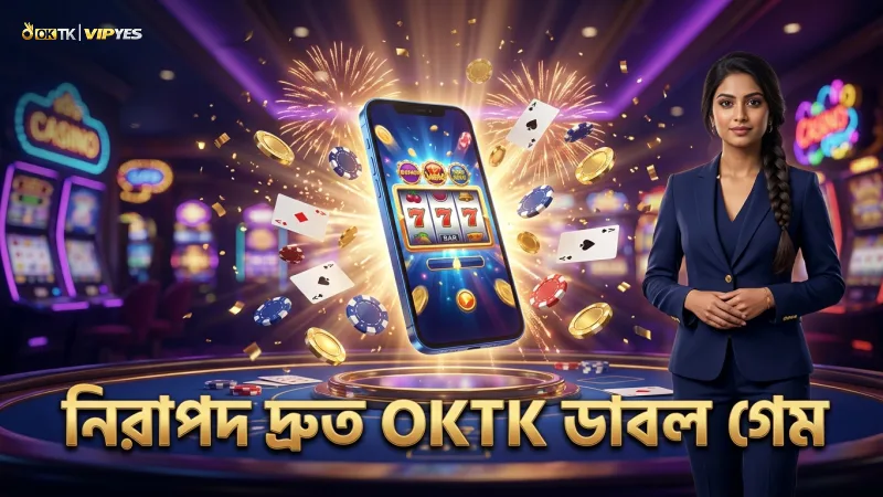 OKTK প্ল্যাটফর্মে নিরাপদ ও দ্রুত ডাবল গেম খেলার অভিজ্ঞতা।