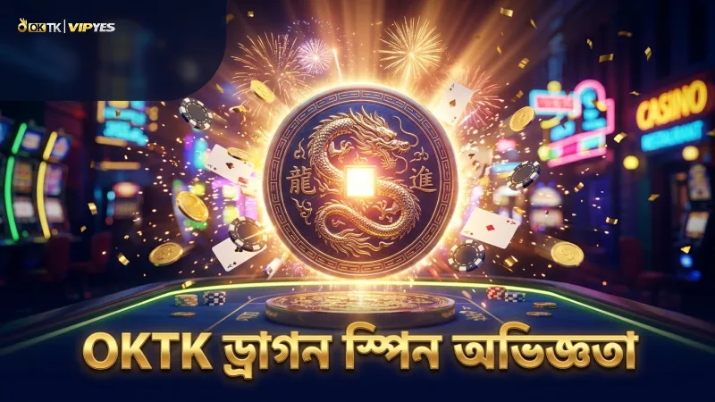 ড্রাগন স্পিন ফিচারের বাস্তব অভিজ্ঞতা OKTK প্ল্যাটফর্মে