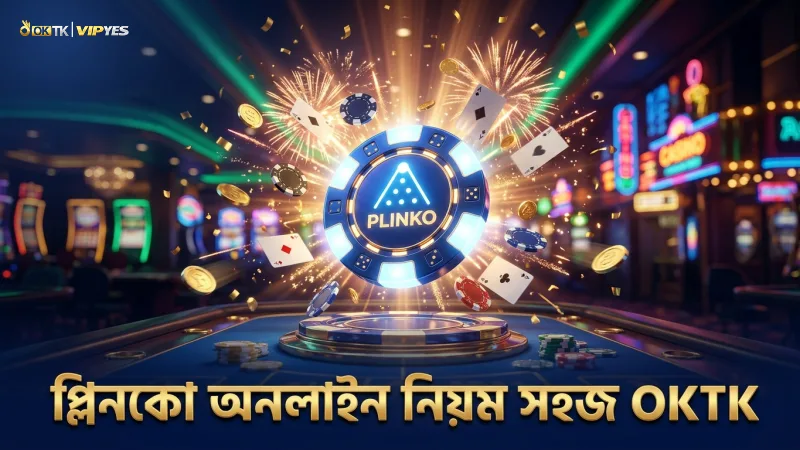 প্লিনকো অনলাইন গেমের নিয়ম ও খেলার ধরণ স্পষ্টভাবে দেখানো হয়েছে